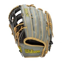Cheapest 🧨 Wilson A2000 SuperSkin 1799 12.75" Baseball Glove: WBW1001121275 Black, Grey ✔️ -Glovegear Store b074 10 21 wilson a2000 superskin 1799 12 75 baseball glove wbw1001121275 33616 14 l