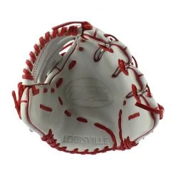 Cheapest ✔️ Louisville Slugger TPS 13.5" Slow Pitch Softball Glove: WTLPSRS18135 Red, White ✨ -Glovegear Store b299 06 18 28546 5 m