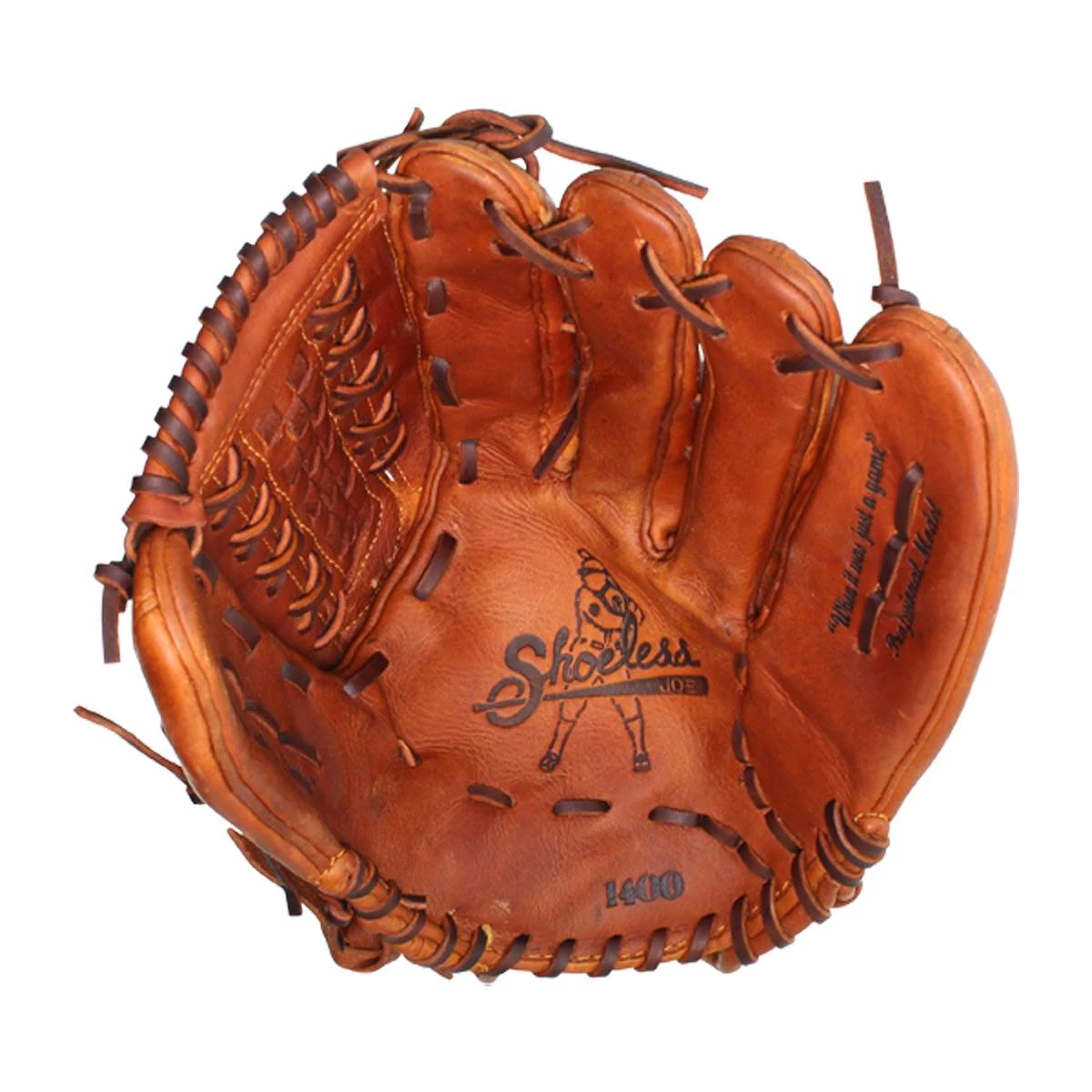 Hot Sale 👏 Shoeless Joe Professional 14" Slow Pitch Softball Glove: 1401BW Brown 🎁 8 Hot Sale 👏 Shoeless Joe Professional 14" Slow Pitch Softball Glove: 1401BW Brown 🎁 - Image 6
