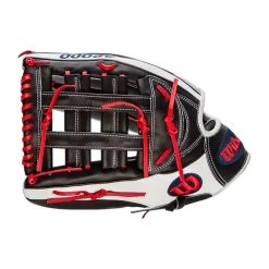 Best Pirce 🎁 Wilson A2000 SuperSkin 13.5" Slow Pitch Softball Glove: WTA20RS20135SS Grey, Blue ⭐ -Glovegear Store b32a 10 21 wilson a2000 superskin 13 5 slow pitch softball glove wta20rs20135ss 31826 4 l