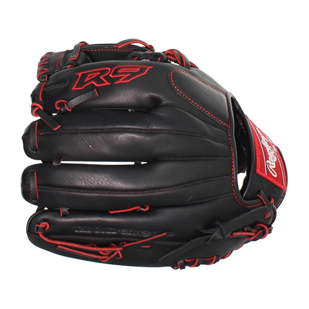Cheap 💯 Rawlings R9 Series 11.25" Youth Baseball Glove: R9YPT2-2B Black, Red ⌛ 7 Cheap 💯 Rawlings R9 Series 11.25" Youth Baseball Glove: R9YPT2-2B Black, Red ⌛ - Image 5
