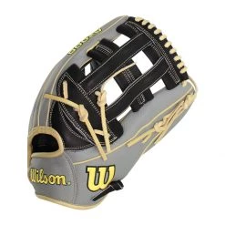 Cheapest 🧨 Wilson A2000 SuperSkin 1799 12.75" Baseball Glove: WBW1001121275 Black, Grey ✔️ -Glovegear Store b952 09 20 wilson a2000 superskin 1799 12 75 baseball glove wbw1001121275 33616 3 l