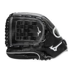 Flash Sale ❤️ Mizuno Pro Select 12" Fastpitch Softball Glove: GPSF1200BK Black, White 👏 -Glovegear Store b95f 11 21 mizuno pro select 12 fastpitch softball glove gpsf1200bk 30757 4 l