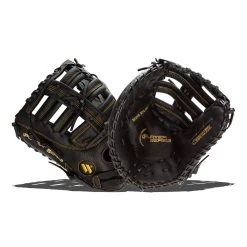Best deal 💯 Worth Player Series 13" Slow Pitch First Base Mitt: WPL130-FB Black, Gold 🔔