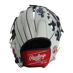 Buy 🧨 Rawlings HOH Mark of a Pro 11.5" Baseball Glove: SP204-2WS White, Red, Navy 👍 -Glovegear Store ba5b 10 20 rawlings hoh mark of a pro 11 5 baseball glove sp204 2ws 33457 7 l