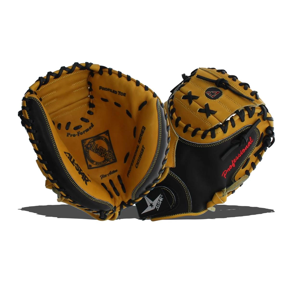 Best deal 😀 All Star Pro 33.5" Baseball Catcher's Mitt: CM3100SBT Black, Tan ❤️ 3 Best deal 😀 All Star Pro 33.5" Baseball Catcher's Mitt: CM3100SBT Black, Tan ❤️