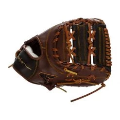 Best Sale ⌛ Easton Flagship 12.75" Baseball First Base Mitt: FS-J70 Black, Brown, Tan ❤️ -Glovegear Store bb06 10 21 easton flagship 12 75 baseball first base mitt fs j70 34411 4 l
