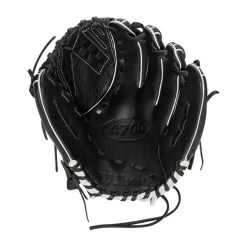Best Pirce ⌛ Wilson A700 12.5" Fastpitch Softball Glove: WBW100425125 Black, White ✨