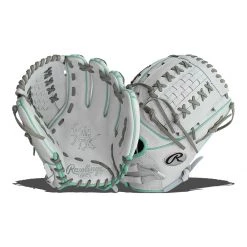 Budget ❤️ Rawlings Heart of the Hide 12" Fastpitch Softball Glove: PRO716SB-18WM Teal, White 💯