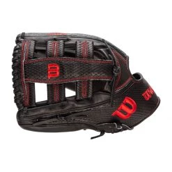 Best Pirce ⌛ Wilson A2K 12.75" SuperSkin Baseball Glove: WBW1000671275 Black ✨ -Glovegear Store bd40 10 21 wilson a2k 12 75 superskin baseball glove wbw1000671275 33323 11 l