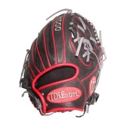 Cheap ✨ Wilson A1000 PFX2 11" Baseball Glove: WBW10013111 Black, Grey, Red ✔️ -Glovegear Store bf90 03 21 wilson a1000 pfx2 11 baseball glove wbw10013111 34269 7 l
