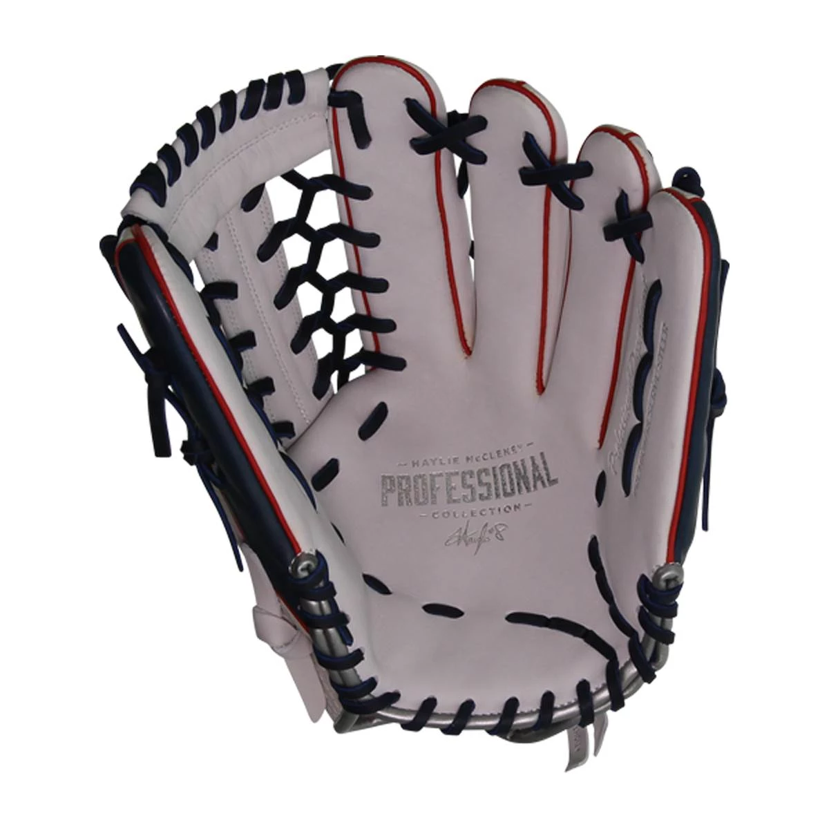 Best Sale β Easton Professional Collection Haylie McCleney 12.75" Fastpitch Softball Glove: HM8136 Navy, Red, White π 11 Best Sale β Easton Professional Collection Haylie McCleney 12.75" Fastpitch Softball Glove: HM8136 Navy, Red, White π - Image 9