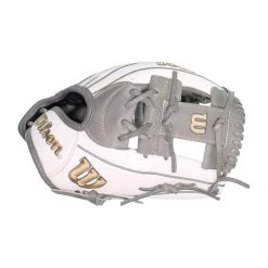 Buy ⭐ Wilson A2000 SuperSkin H12 12" Fastpitch Softball Glove: WBW10021112 Grey, White 🔥 -Glovegear Store c05c 09 20 wilson a2000 superskin h12 12 fastpitch softball glove wbw10021112 33633 4 l