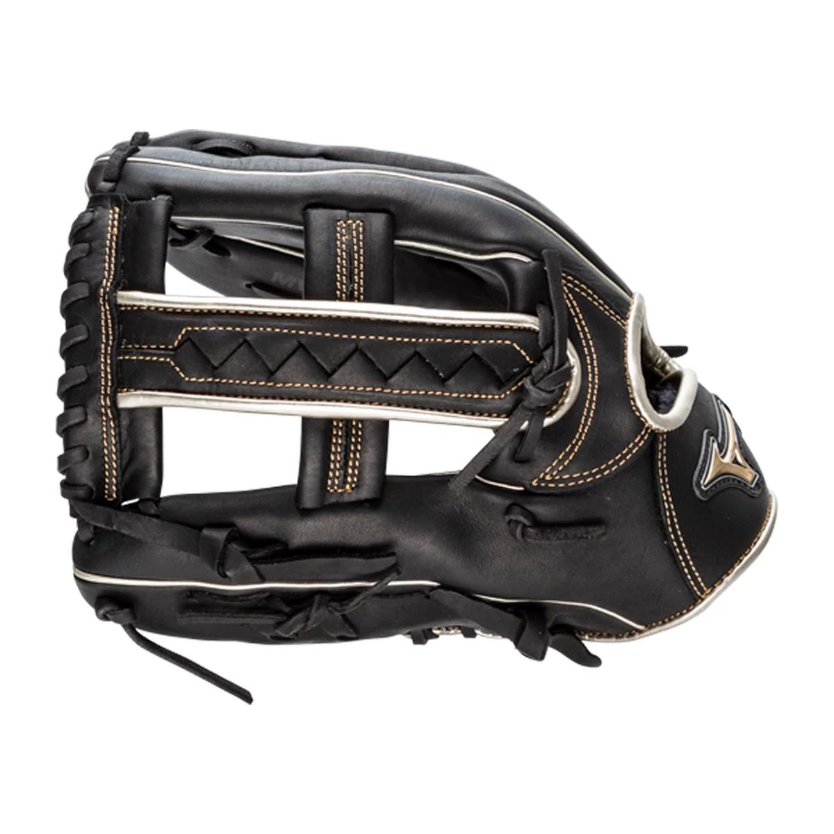 Discount ✔️ Mizuno MVP Prime SE 12.5'' Slow Pitch Softball Glove: GMVP1250PSES8 Black/Gold Black, Yellow 😉 6 Discount ✔️ Mizuno MVP Prime SE 12.5'' Slow Pitch Softball Glove: GMVP1250PSES8 Black/Gold Black, Yellow 😉 - Image 4