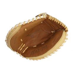 Best Pirce 🔔 Mizuno Franchise 33.5" Baseball Catcher's Mitt: GXC90B4 Tan 😀 -Glovegear Store c43c 11 20 mizuno franchise 33 5 baseball catchers mitt gxc90b4 33715 6 l