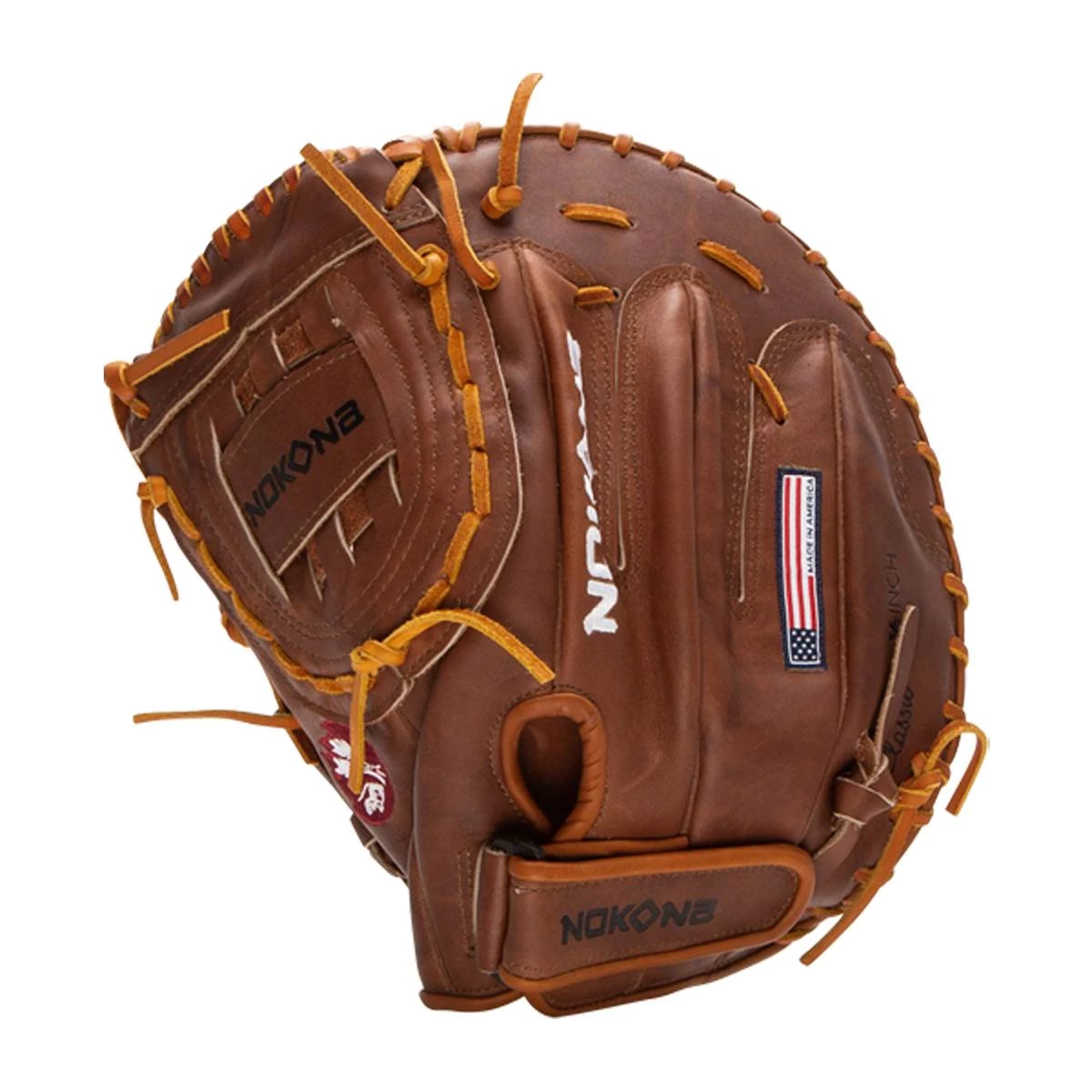 Promo ❤️ Nokona Walnut 14" First Base Mitt: W-N80C Brown ✨ 9 Promo ❤️ Nokona Walnut 14" First Base Mitt: W-N80C Brown ✨ - Image 7