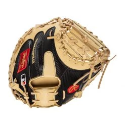 Cheap ⭐ Rawlings Heart of the Hide Hyper Shell 34" Baseball Catcher's Mitt: PROCM41CCF Black, Tan ✔️ -Glovegear Store c5b8 08 21 rawlings heart of the hide hyper shell 33 baseball catchers mitt procm41ccf 34600 7 l