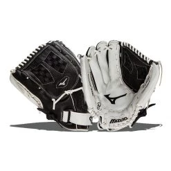 Buy 🧨 Mizuno Franchise 12.5" Fastpitch Softball Glove: GFN1251F4 Black, White 😀