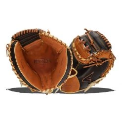 Best deal 👏 Easton Professional Collection Hybrid 33.5" Baseball Catcher's Mitt: PCH-H35 Black, Tan ❤️