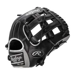 Flash Sale ⌛ Rawlings Encore 12.25" Baseball Glove: EC1225-6B Black, Grey, Silver 🎁 -Glovegear Store c80b 12 21 rawlings encore 12 25 baseball glove ec1225 6b 34591 3 l