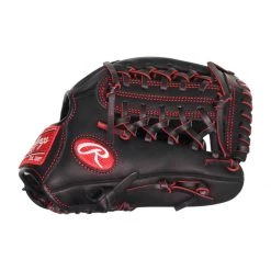 Hot Sale ⭐ Rawlings R9 Series 11.5" Youth Baseball Glove: R9YPT4-4B Black 👏 -Glovegear Store c80c 03 20 rawlings r9 series 11 5 youth baseball glove r9ypt4 4b 30142 4 l