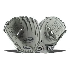 Brand new 🧨 Wilson A2000 SuperSkin 12" Fastpitch Softball Glove: WTA20RF19P12 Grey, White ❤️ -Glovegear Store c9a0 07 18 30516 l