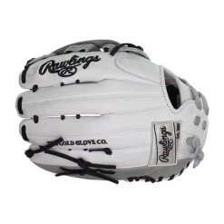 Discount 🔔 Rawlings Heart of the Hide 12.75" Fastpitch Softball Glove: PRO1275SB-6WG Grey, White ⌛ -Glovegear Store caef 03 19 31335 4 m