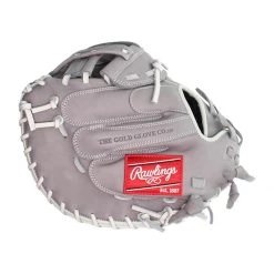 Brand new 🔥 Rawlings R9 33" Fastpitch Softball Catcher's Mitt: R9SBCM33-24G Grey 🛒 -Glovegear Store cdcf 11 20 rawlings r9 33 fastpitch softball catchers mitt r9sbcm33 24g 33557 5 l