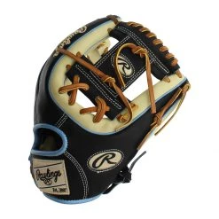 Budget ⌛ Rawlings Heart of the Hide 11.75" Baseball Glove: PRO315-2CBC Black, Blue, Tan 🤩 -Glovegear Store d0b5 06 20 rawlings heart of the hide 11 75 baseball glove pro315 2cbc 33263 3 l