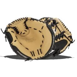 Discount ❤️ Akadema ProSoft Select Series 33" Baseball Catcher's Mitt: ASF441 Black, Tan 🌟 -Glovegear Store d11f 12 21 akadema prosoft select series 33 baseball catchers mitt asf441 35381 008 l