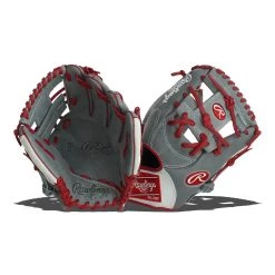 Coupon 🛒 Rawlings HOH Mark of a Pro 11.25" Baseball Glove: SPNP2-2GW Grey, Red 🎁