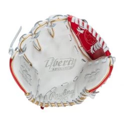 Cheap 🥰 Rawlings Liberty Advanced Color Sync 12.5" Fastpitch Softball Glove: RLA125-18S Red, White ❤️ -Glovegear Store d1e5 10 21 rawlings liberty advanced color sync 12 5 fastpitch softball glove rla125 18s 31693 20 l