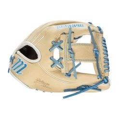 Hot Sale ⭐ Marucci Palmetto Series 11.75" Fastpitch Softball Glove: MFGPLM1175FP Blue, Tan 🎁 -Glovegear Store d284 08 21 marucci palmetto series 11 75 fastpitch softball glove mfgplm1175fp 34981 4 l
