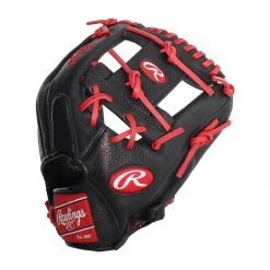 Budget ⌛ Rawlings Select Pro Lite 11.5" Francisco Lindor Youth Baseball Glove: SPL150FL Black, Red ⭐ -Glovegear Store d315 01 20 rawlings select pro lite 11 5 youth baseball glove spl150fl 29126 3 l
