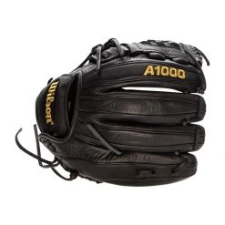 Budget 💯 Wilson A1000 P12 12" Fastpitch Softball Glove: WBW10018012 Black, Gold 🔔 -Glovegear Store d35a 11 21 wilson a1000 p12 12 fastpitch softball glove wbw10018012 34279 19 l