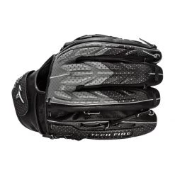 Brand new 😉 Mizuno Techfire 14" Slow Pitch Softball Glove: GTF1400 Black, Grey 👏 -Glovegear Store d46c 08 21 mizuno techfire 14 slow pitch softball glove gtf1400 34556 9 l