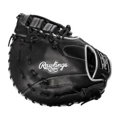 Brand new 👍 Rawlings Encore 12" Baseball First Base Mitt: ECFBM-10B Black, Grey, Silver 🔥 -Glovegear Store d7a3 12 21 rawlings encore 12 baseball first base mitt ecfbm 10b 34593 5 l