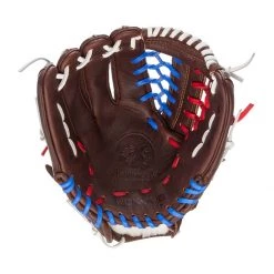Best deal ❤️ Nokona X2 Elite 11.25" Youth Baseball Glove: X2-200POP RWB Blue, Brown, Red, White ⌛