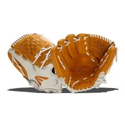 Outlet ⌛ Easton Professional Collection 12" Fastpitch Softball Glove: PC1200FP Brown, White 🤩