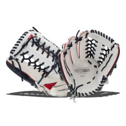 Best Sale ⌛ Easton Professional Collection Haylie McCleney 12.75" Fastpitch Softball Glove: HM8136 Navy, Red, White 🛒