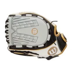 Top 10 🛒 Wilson A2000 SuperSkin 12.5" Fastpitch Softball Glove: WTA20RF19V125SS Black, White ⭐ -Glovegear Store dab1 10 21 wilson a2000 superskin 12 5 fastpitch softball glove wta20rf19v125ss 30518 11 l