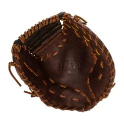 Best Sale ⌛ Easton Flagship 12.75" Baseball First Base Mitt: FS-J70 Black, Brown, Tan ❤️ -Glovegear Store ddfc 10 21 easton flagship 12 75 baseball first base mitt fs j70 34411 6 l