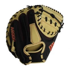Budget 😉 Wilson A2000 SuperSkin M2 33.5" Baseball Catcher's Mitt: WBW100117335 Black, Tan 😉 -Glovegear Store de91 09 20 wilson a2000 superskin m2 33 5 baseball catchers mitt wbw100117335 33620 7 l
