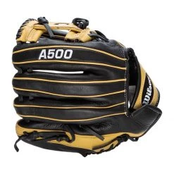 Coupon ❤️ Wilson A500 Siren 11.5" Youth Fastpitch Softball Glove: WBW100419115 Black, Tan ✔️ -Glovegear Store df06 10 21 wilson a500 siren 11 5 youth fastpitch softball glove wbw100419115 34734 5 l