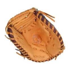 New ⭐ Nokona Alpha Select 10.5" Youth First Base Mitt: S-130C Brown 🔔 -Glovegear Store e095 08 20 nokona alpha select 10 5 youth first base mitt s 130c 28920 6 l