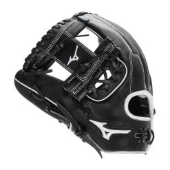 Flash Sale ❤️ Mizuno Pro Select 11.75" Fastpitch Softball Glove: GPSF1175BK Black, White ✨ -Glovegear Store e1f1 11 21 mizuno pro select 11 75 fastpitch softball glove gpsf1175bk 30755 3 l