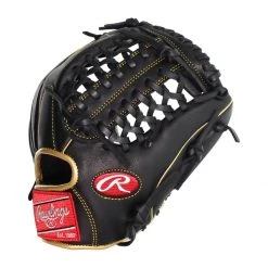 New 🔥 Rawlings R9 11.75" Baseball Glove: R9205-4BG Black, Gold ✨ -Glovegear Store e21d 11 20 rawlings r9 11 75 baseball glove r9205 4bg 33539 3 l