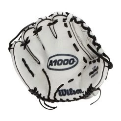 Promo 😀 Wilson A1000 V125 12.5" Fastpitch Softball Glove: WBW100182125 Black, White, Gold ❤️ -Glovegear Store e307 11 21 wilson a1000 v125 12 5 fastpitch softball glove wbw100182125 34280 20 l