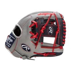 Budget 🌟 Rawlings Heart of the Hide R2G 11.75" Baseball Glove: PRORFL12N Grey, Navy, Red 👏 -Glovegear Store e423 12 21 rawlings heart of the hide r2g 11 75 baseball glove prorfl12n 34612 4 l