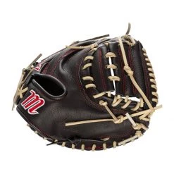 Top 10 😀 Marucci Acadia Series 32" Youth Baseball Catcher's Mitt: MFGACM220C1 Black, Red ❤️ -Glovegear Store e44b 08 21 marucci acadia series 32 youth baseball catchers mitt mfgacm220c1 34960 4 l